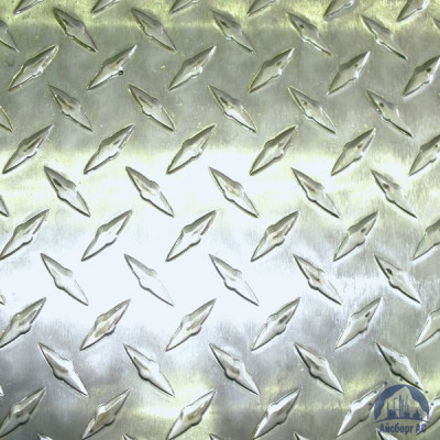 Рифлёный алюминиевый лист "Чечевица" 1,5х1500х3000 мм АМГ2НР купить в Набережных Челнах